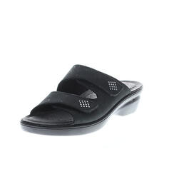 Womens Flexus&#40;R&#41; By Spring Step Aditi Slide Sandals - Black