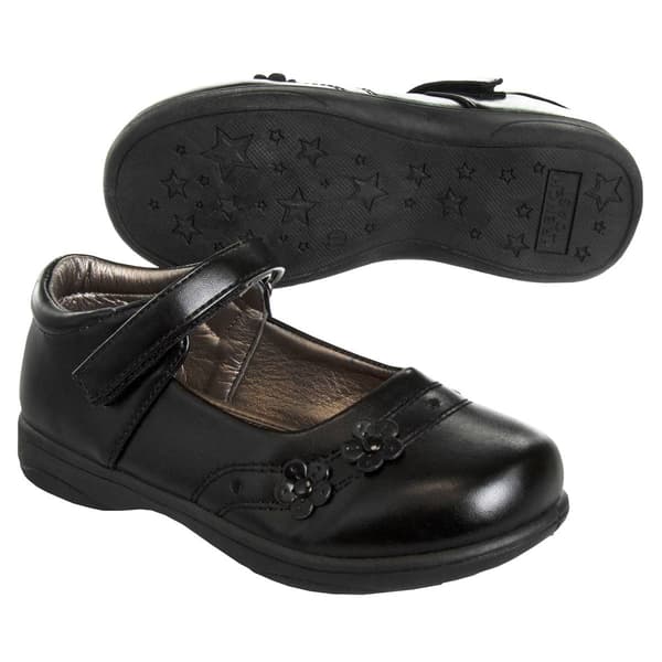Little Girls French Toast® Mary Jane Flower Detail Flats