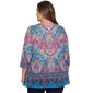Plus Size Ruby Rd. Global Luxe Embroidered Bohemian Blouse - image 2