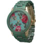 Womens Olivia Pratt Colored Metal Watch -13575MINT - image 1