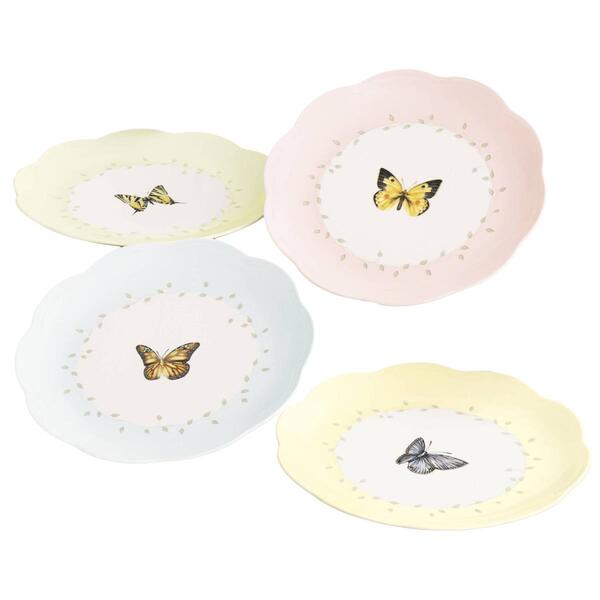 Lenox&#40;R&#41; Butterfly Meadow&#40;R&#41; 4pc. Dessert Plate Set - image 