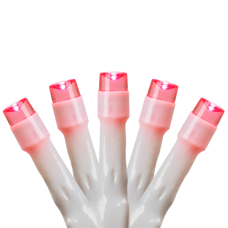 Northlight 10ft. Pink LED Wide Angle Christmas Lights