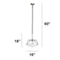 Lalia Home 1 Light 16in Modern Metal Wire Paragon Ceiling Pendant - image 7