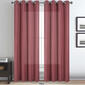 Modern Antiquity Faux Linen Grommet Panel Curtain - image 6