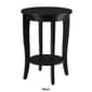 Convenience Concepts American Heritage Round End Table with Shelf - image 2