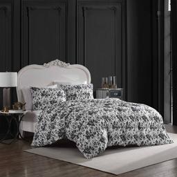 Betsey Johnson Betseys Toile Microfiber Duvet Cover Set