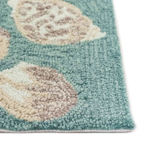 Liora Manne Capri Seashell Border Rectangular Accent Rug
