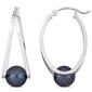 Gemstone Classics&#40;tm&#41; Black Freshwater Fashion Pearl Earrings - image 1