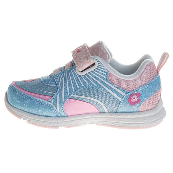 Little Girls Disney Stitch and Angel Light Up Fashion Sneakers.