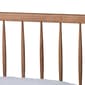 Baxton Studio Sora Ash Walnut Wood Queen Size Platform Bed - image 4