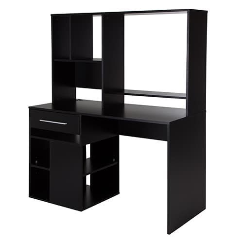 South Shore Annexe Home Office Computer Desk-Black