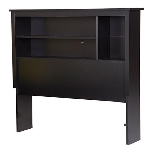 South Shore Vito Twin Bookcase Headboard - Black - image 