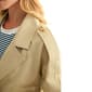 Womens CITY BLUES Cropped Trench Coat Jacket - image 4