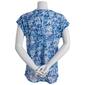 Womens Architect&#174; Short Sleeve Palm Leaves Linen Tee - image 2