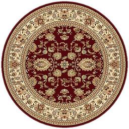 Tayse Sensation Gabrielle Damask Pattern Round Area Rug