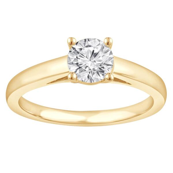 Nova Star&#40;R&#41; Yellow Gold 3/4ctw. Lab Grown Diamond Engagement Ring - image 
