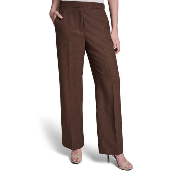 Womens Halston Pull On Tassle Tie Wide Leg Pants - image 