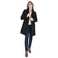 Womens Nine West Faux Wool Zip Front Coat - image 1