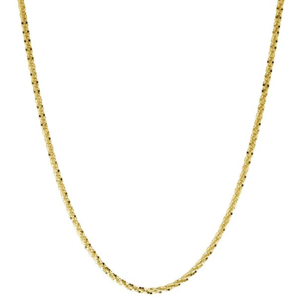 14kt. Over Gold Sparkle 20in. Chain Necklace - image 