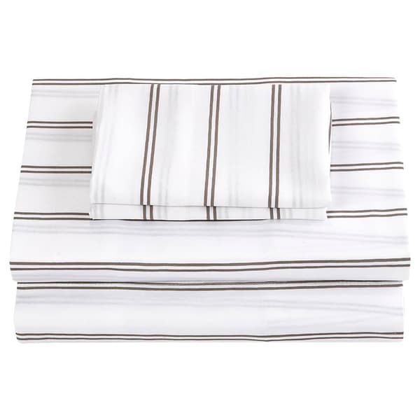 Royal Heritage Double Stripe Percale Sheet Set Boscov's