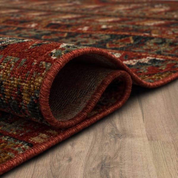 Mohawk Home Rutland Red Area Rug