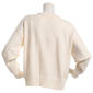 Juniors Pink Rose Exposed Seam Button Front Cardigan - image 2