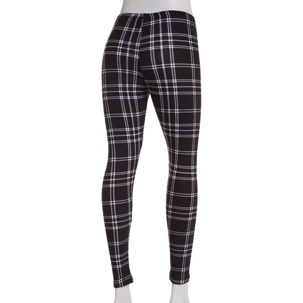 Juniors Jolie & Joy Brooklyn Plaid High Waist Leggings