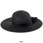 Womens Madd Hatter Floppy Hat With a Straw Bow - image 3