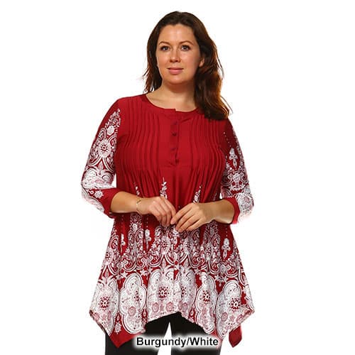 Plus Size White Mark Shift Dress
