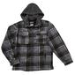 Young Mens Architect(R) Jean Co. Sherpa Lined Plaid Fleece Jacket - image 1