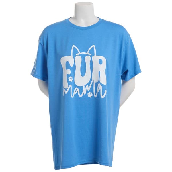 Womens JERZEES Short Sleeve Fur Mama Tee