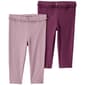 Baby Girl (NB-12M) Carter''s(R) 2pk. Ruffle Leggings - image 1