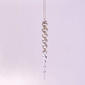 Plastic Icicle Gold Glitter Ornament - image 1