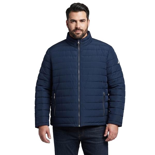 Mens Big & Tall Nautica Quilted Reversible Coat - image 