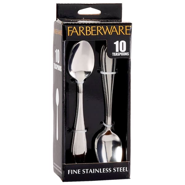 Farberware Set of 10 Concordia Teaspoons - image 