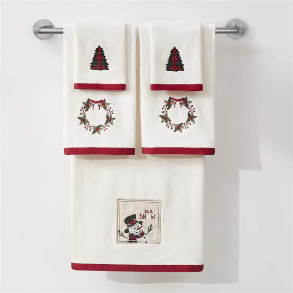 Avanti Patchwork Plaid Bath Towel