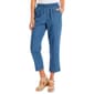 Womens Briggs Pull On Mid Rise Elastic Waist Cropped Capris - image 1