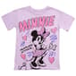 Girls (7-16) Disney Minnie Graffiti Rhinestone BF Tee - image 1