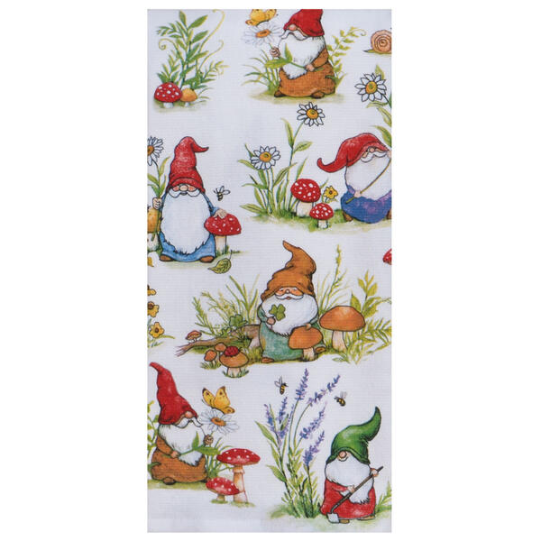 Essential Kitchen Garden Gnome Gnomes Kitchen Towel - image 