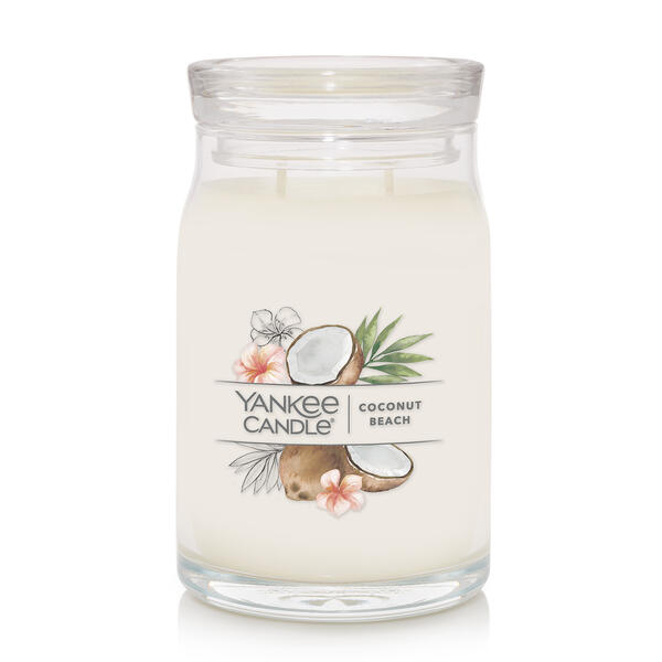 Yankee Candle&#40;R&#41; 20oz. Signature Coconut Beach Large Jar Candle - image 