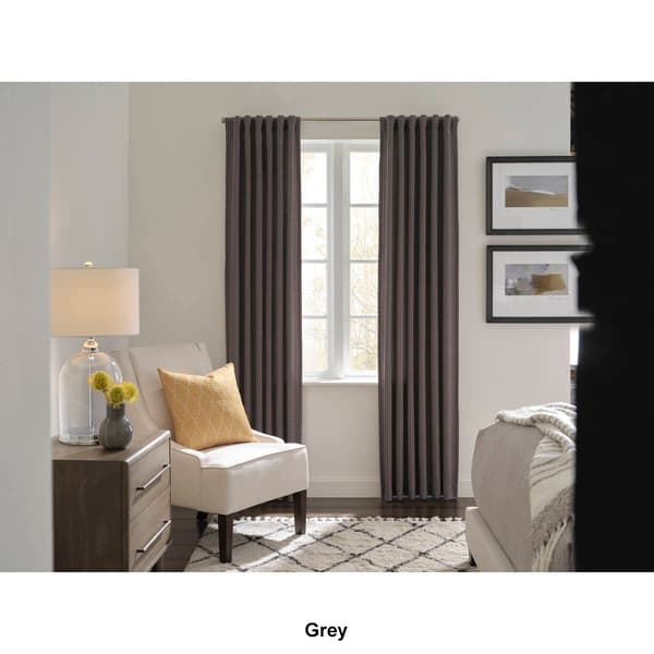 Elgin Room Darkening Back Tab Panel Curtain