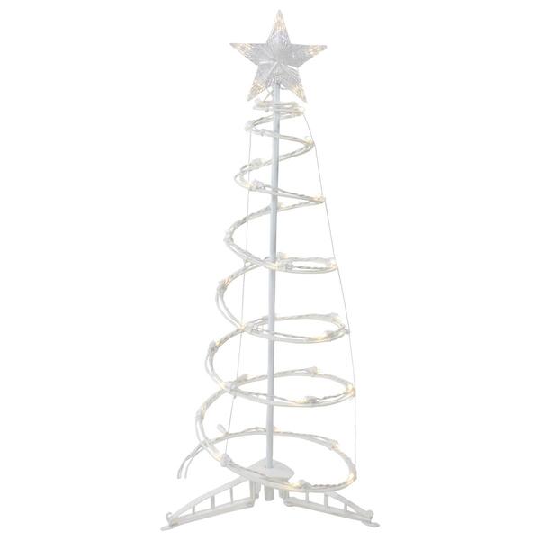 Northlight Seasonal 3ft. Warm White Lights Spiral Cone Tree - image 