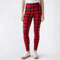 Juniors Jolie & Joy Basic Tartan Plaid High Waist Leggings - image 2