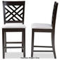 Baxton Studio Caron Wood Counter Height Pub Chairs - Set of 2 - image 6