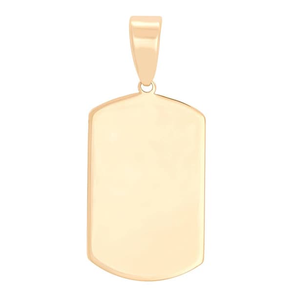 Gold Classics™ 10kt. Yellow Gold Polished Dog Tag Pendant