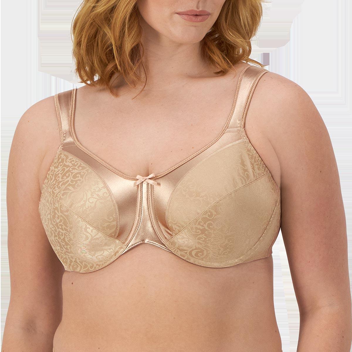 Open Video Modal for Womens Bali Satin Minimizer Bra 3562