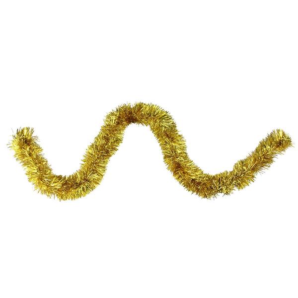 Northlight Seasonal 50ft. Deep Gold Tinsel Garland - image 