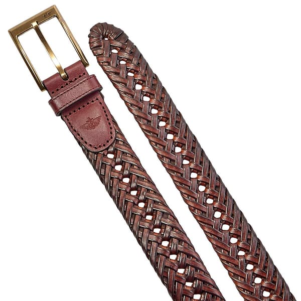 Mens Dockers(R) Full Grain Basket Weave Belt - image 
