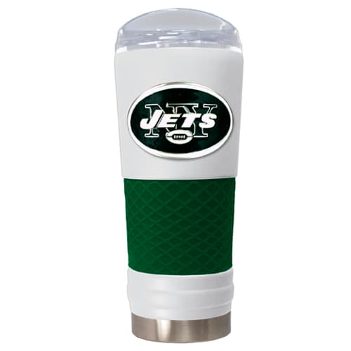 NFL New York Jets DRAFT Powder Coated Stainless Steel...