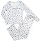 Womens Jessica Simpson® Floral Henley Lettuce-Edge Pajama Set - image 1